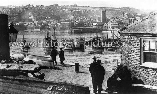 The Harbour, St Ives, Penzance. c.1920